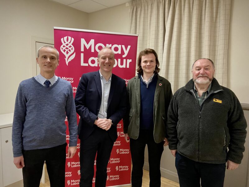 Michael Marra MSP with Moray Labour Councillors